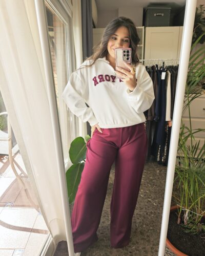 Pantalón 25136 - Burdeos