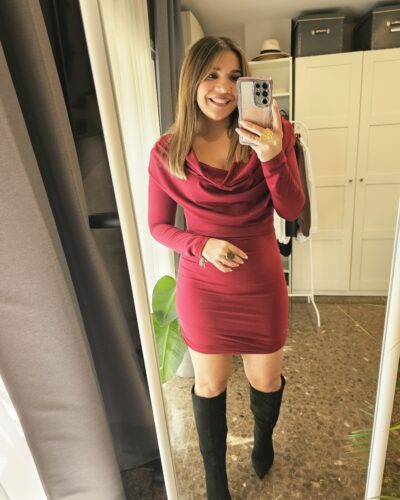 Vestido 10507 - Burdeos