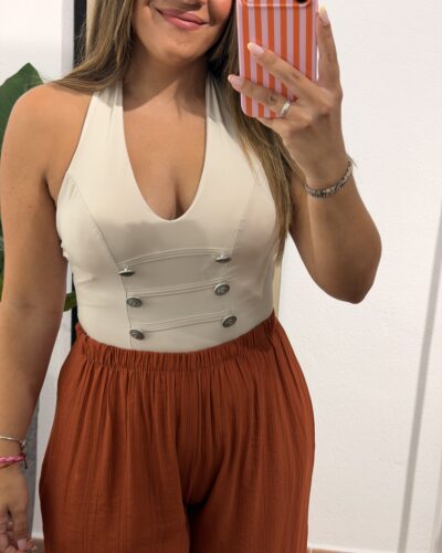 Top 48659 - Beige